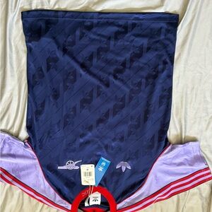 Adidas Blue and Red Sports Jersey